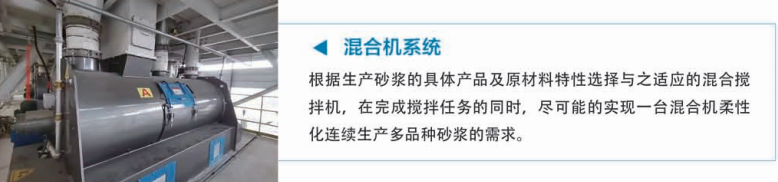 特种砂浆生产线