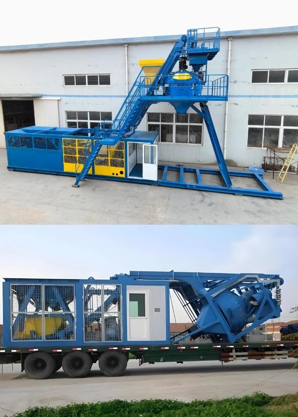 快搬式混凝土搅拌站