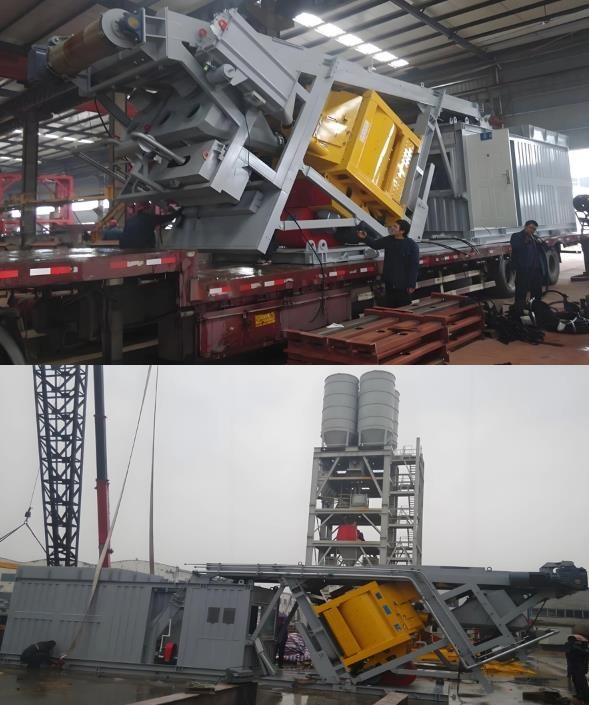 快搬式混凝土搅拌站