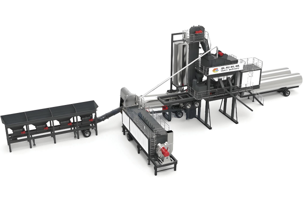 LBY移动间歇式沥青搅拌站